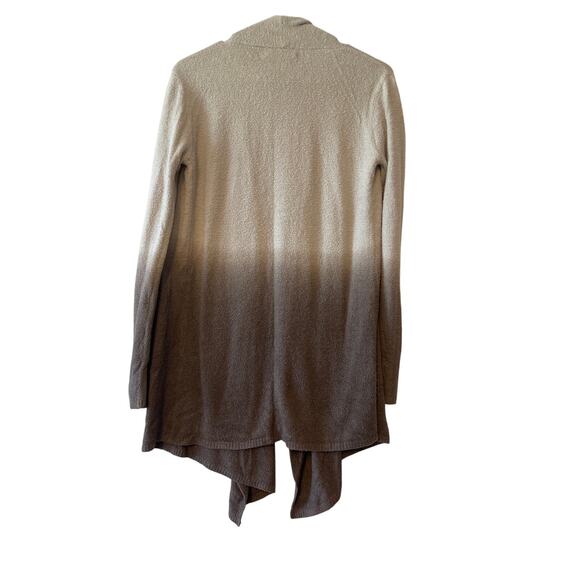 Barefoot Dreams Ombré Cardigan Style 436 Cream to Brown Women's Size S/M - Picture 2 of 6